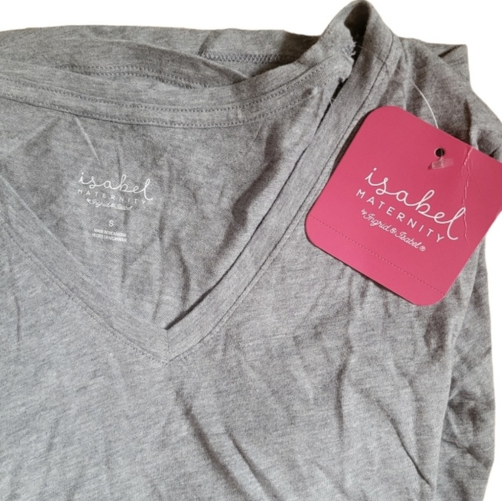 Maternity long-sleeved v-neck, Size Small, NWT